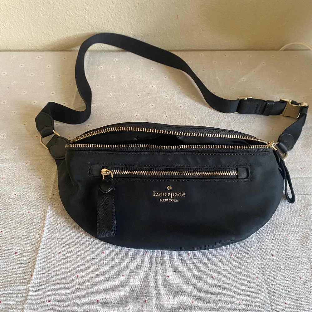 Kate Spade Black Belt Bag/Crossbody bag